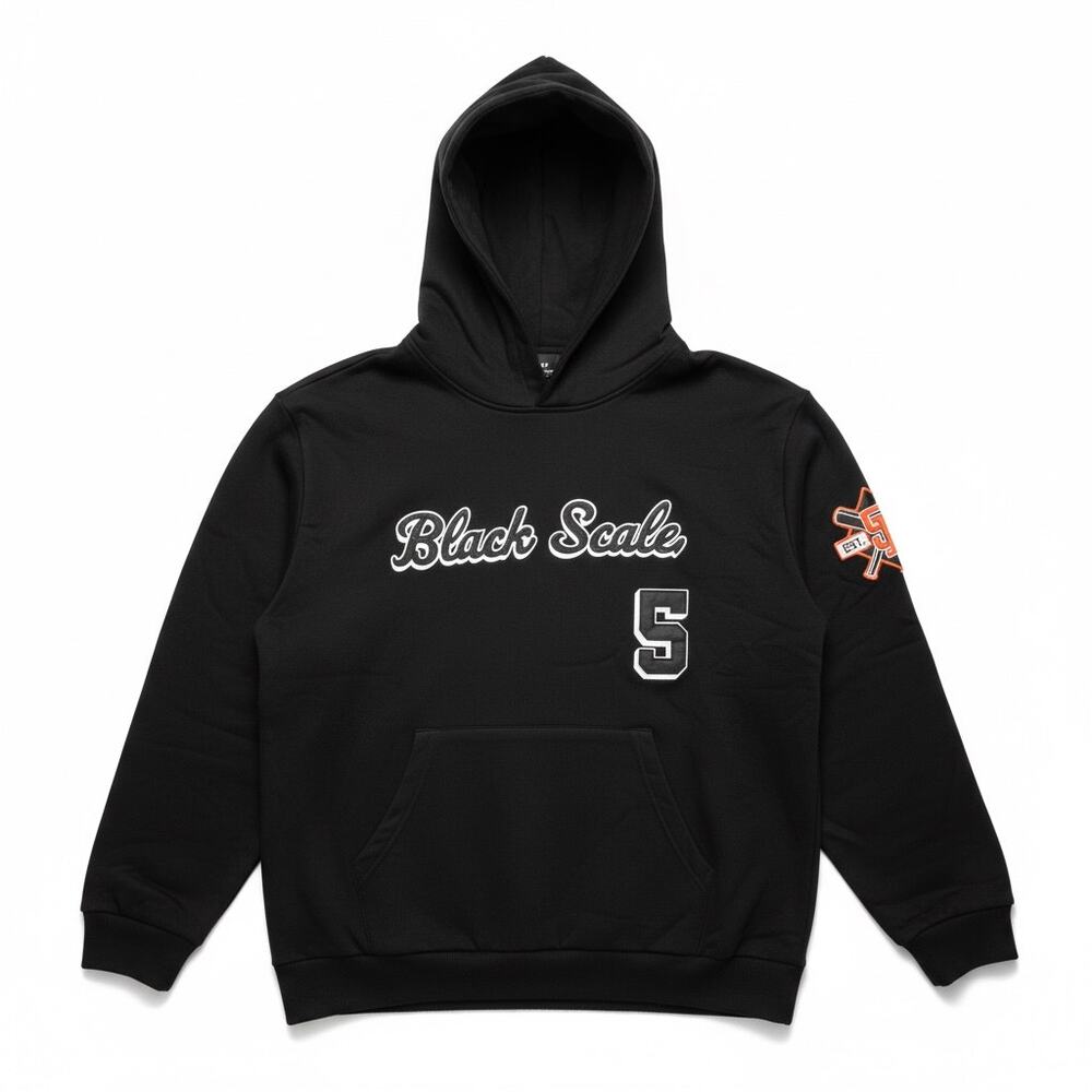 Black Scale All-Star Hoodie [Size Large]